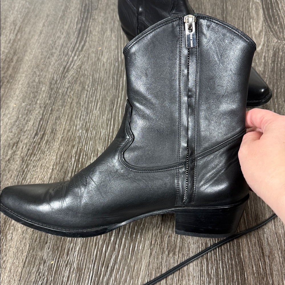 Anine Bing Elton Boot in Black - Picture 8 of 16